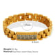 SL63 White Stone Gold Bracelet Picture4